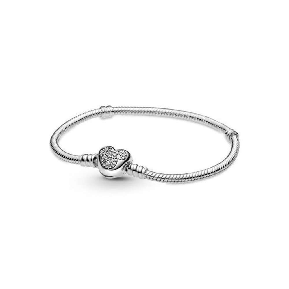 Pandora MICKEY MOUSE HEART CLASP BRACELET